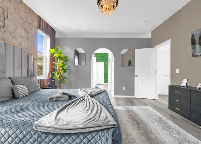 Beautiful 5Br 4 Baths Themed Home Near Disney And Universal, Private Pool, Gameroom, Baby Crib And More