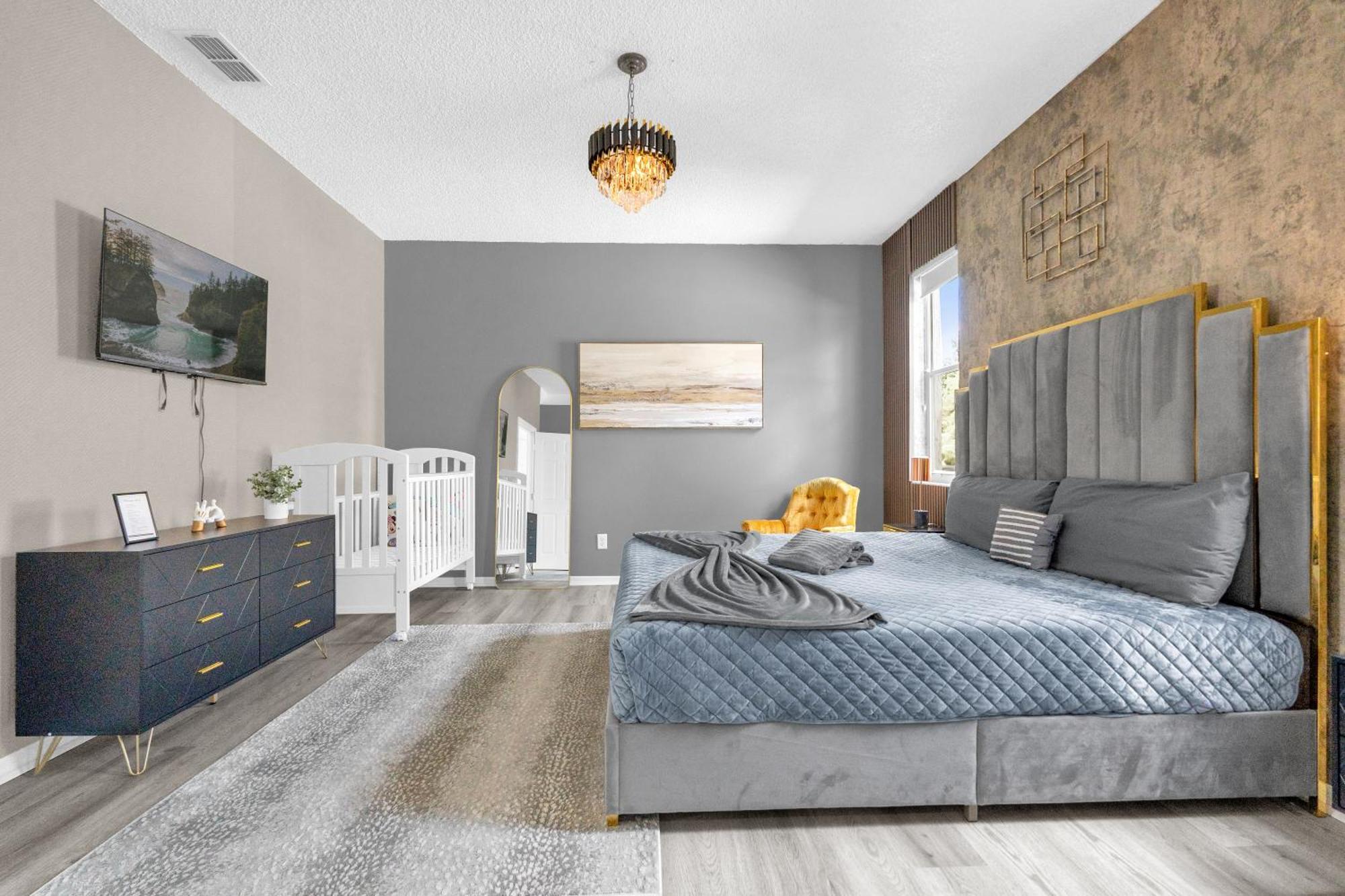 Beautiful 5br 4 Baths Themed Near And Universal, Private Pool, Gameroom, Baby Crib And *